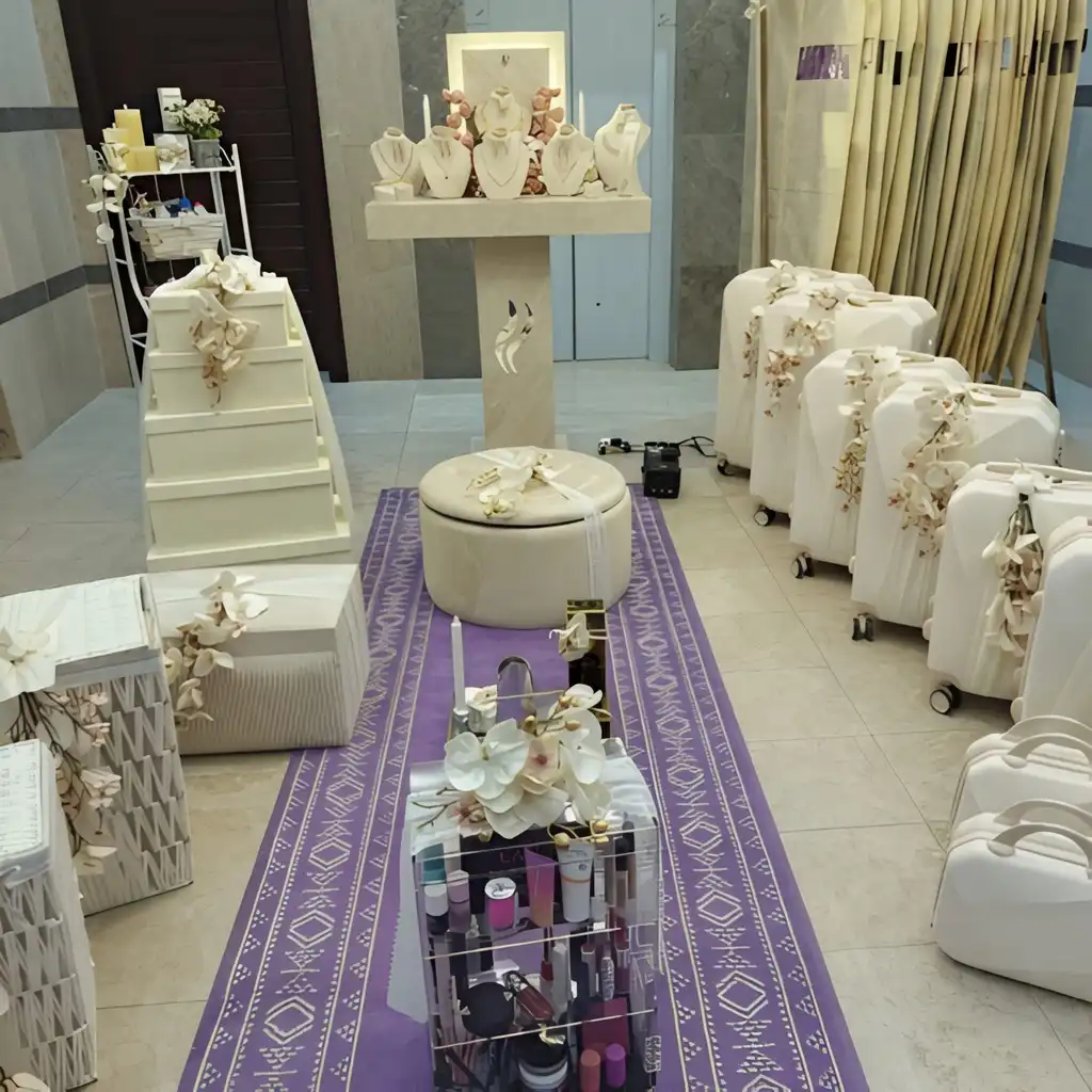 ترتيب دبش العروس