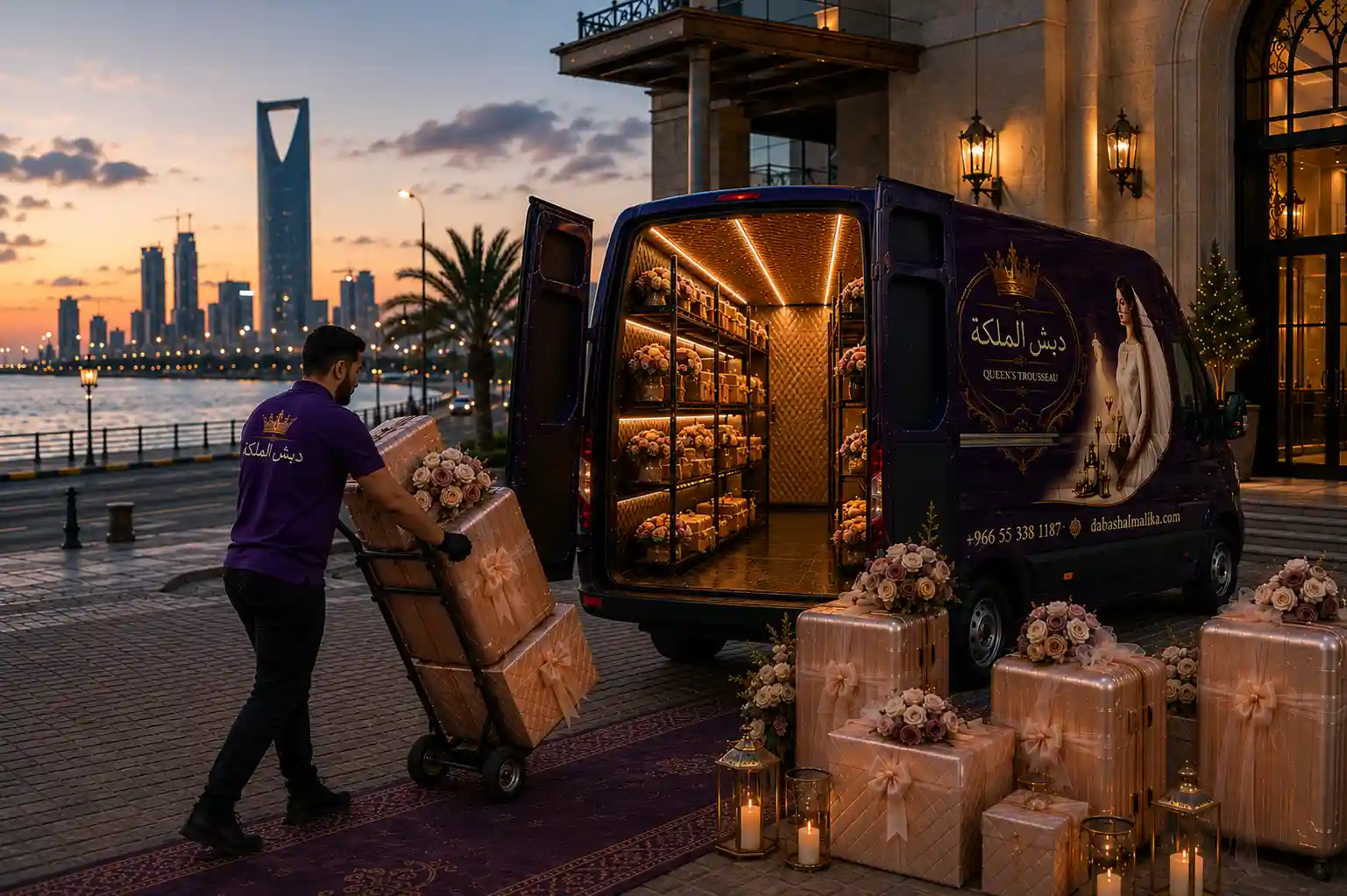 نقل دبش العروس جدة